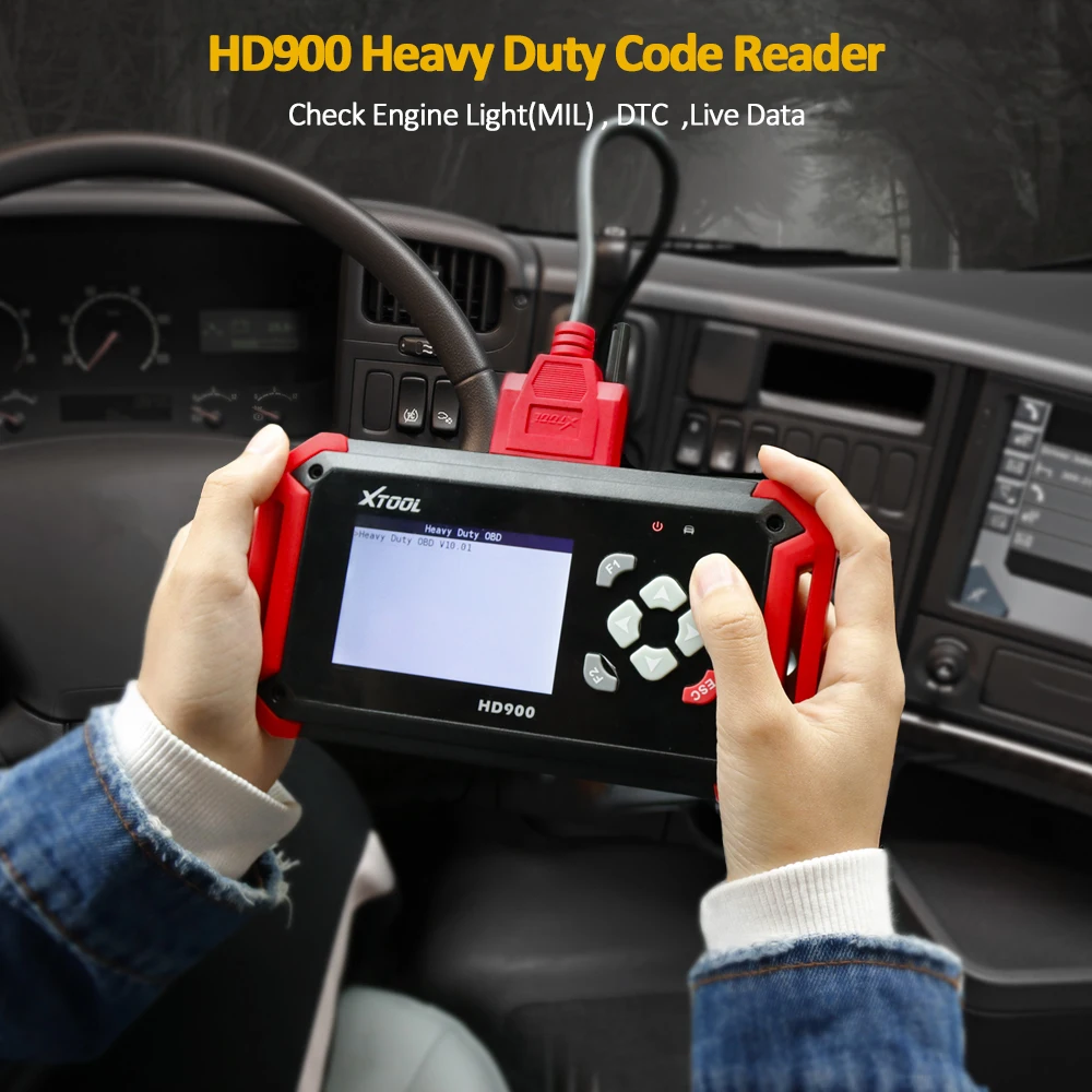 Автомобильные аксессуары XTOOL HD900 Eobd2 OBD2 CAN BUS Авто сверхмощный диагностический сканер считыватель кодов XTOOL HD900