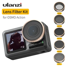 Ulanzi Osmo Action filtro de lente ND CPL para Dji Osmo Action ND8/ND16/ND32 CPL, juego de filtros de objetivo de cámara, accesorio de acción Osmo