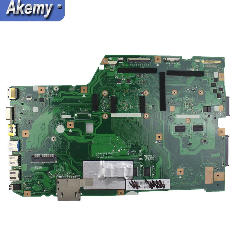 AK X751MD مع N3530 CPU غيفورسي GT820M 2 GB اللوحة ل ASUS K751M X751MA R752M اللوحة المحمول 100% اختبار