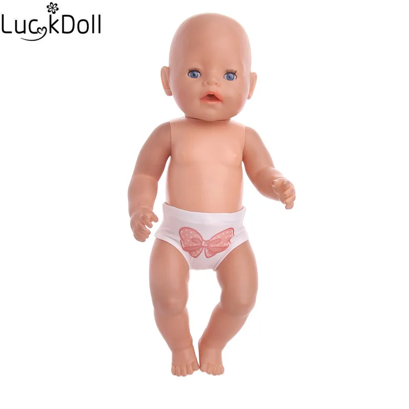 Luckdoll новые кукольные аксессуары мультфильм трусики подходят 43 см кукла, лучший подарок для детей