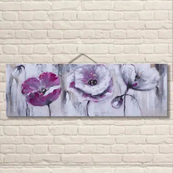 

China Supply Home Goods Wall Decor Handmade Modern Art Beautiful Flower Oil Painting for Dining Room Decoration