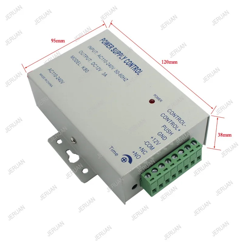 DC 12 V/3A новая система контроля допуска к двери переключатель управления питанием AC 110~ 240V Время задержки Макс 15 секунд