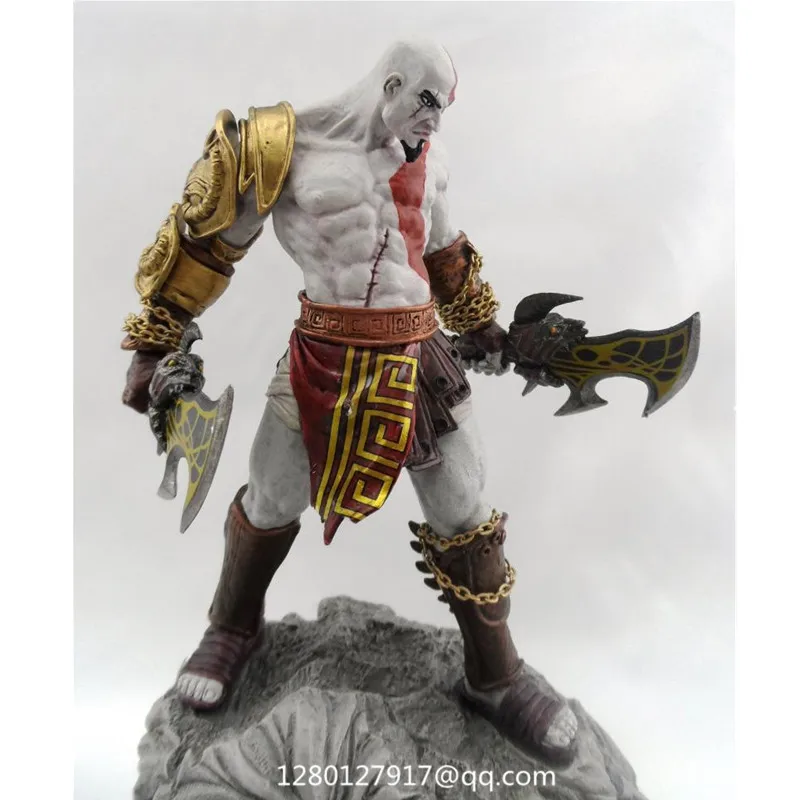 Статуя God of War III Kratos полноразмерный портрет GK смола фигурка Коллекционная модель игрушки Q366