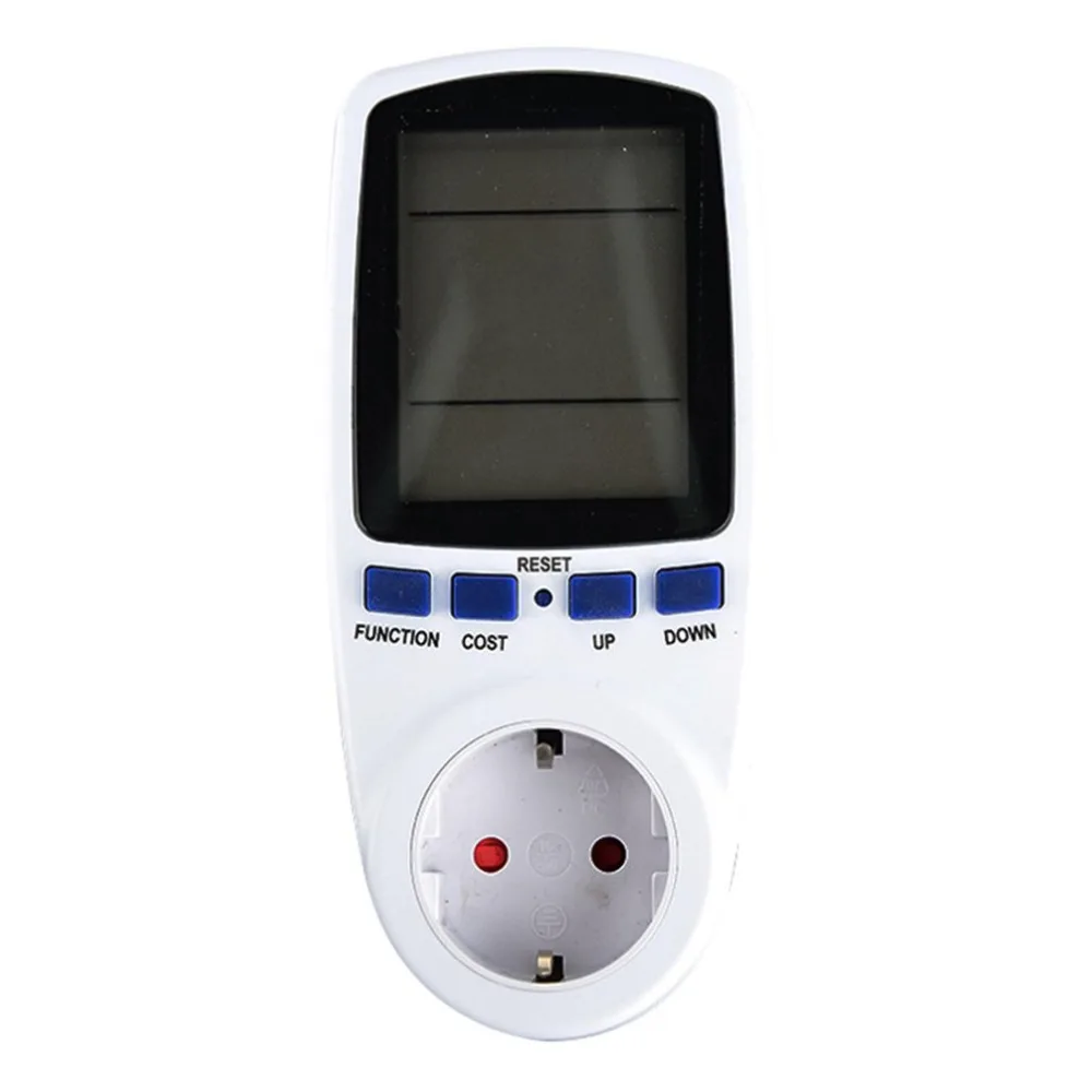 

KWE-PMB01 Plug Socket Digital Voltage Wattmeter Power Consumption Watt Energy Meter AC Electricity Analyzer Monitor