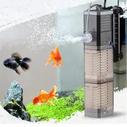 SUNSUN аквариум погружной кислородный фильтр насос Fish Tank 4 в 1 Multi-function внутренний фильтр насос 7 Вт/8 Вт/Вт 20 Вт/25 Вт