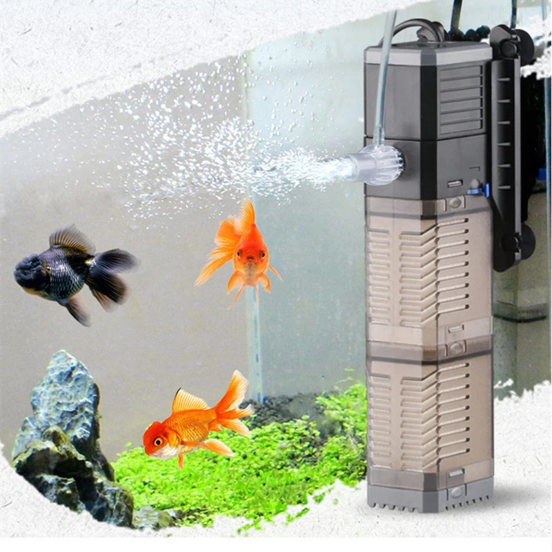 

SUNSUN Aquarium Submersible Oxygen Filter Pump Fish Tank 4 in 1 Multi-function Internal Filter Pump 7W/8W/20W/25W