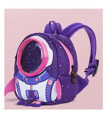 

Joyloading 3D Cartoon Astronaut Design Kids Backpack Students Preppy Schoolbag Children Pack