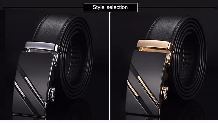 best belts for men [DWTS]Men Belts Metal Automatic Buckle Brand High Quality Belts for Men Famous Brand Luxury Work Business Strap holeless belt