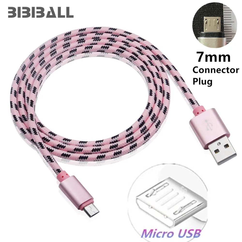 Кабель Micro-USB нейлоновый плетеный кабель для быстрой зарядки передачи и зарядное устройство провод для Samsung Galaxy s3 S7 край J3 J5 J7 A3 A5 A7 кабели для мобильных телефонов