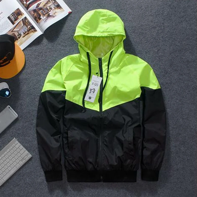 2019 جديد الرجال والنساء زوجين سترة الخريف خليط 3 M عاكس سترة الورك هوب للماء سترة واقية الرجال معطف الاتجاه العلامة التجارية
