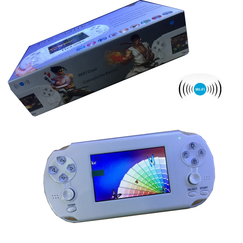 

2019 NEW Tlex Ulike Android Handheld Game Console with 4GB Memory+ Bluetooth Wifi HDMI Video Support MP4 MP5 Android Player