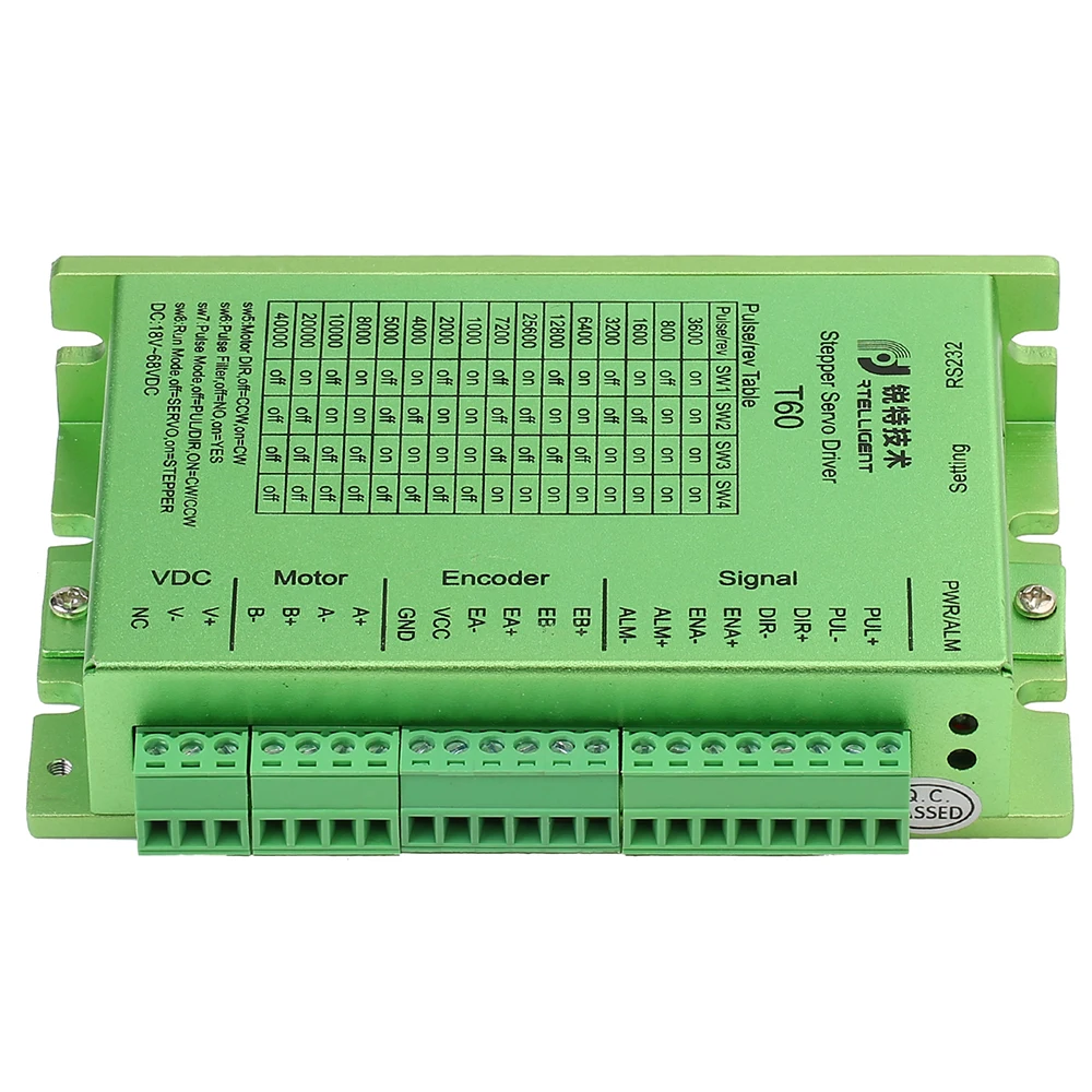 Драйвер шагового двигателя Rtelligent Nema 23 HBS57 T60 замкнутый цикл шаговый для