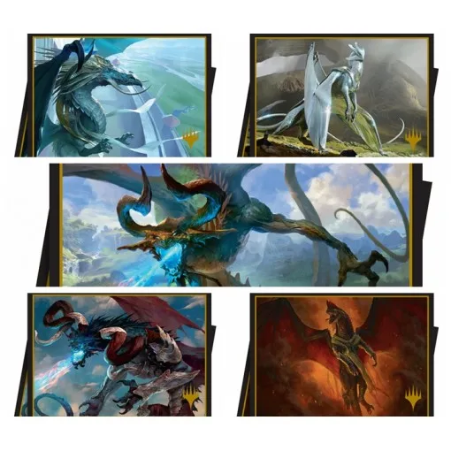 M19 Elder Dragon Deck Protector Cards Sleeves,Trading Cards Protector Magic Card Shield Cover 66x91mm