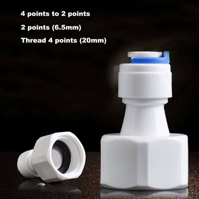 1/4" Push Fit 1/2" Female Thread PE Pipe Fitting Hose