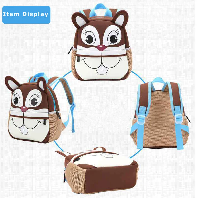 Милые детские сумки для малышей, рюкзак для детского сада, школьный рюкзак для мальчиков и девочек, Сумка с объемным рисунком животных