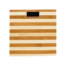 Бытовые напольные Умные Электронные цифровые весы для тела, бамбуковые квадратные деревянные весы для здоровья 180 кг/10 г