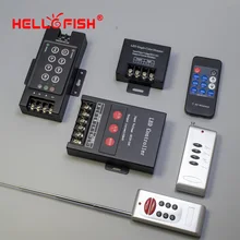Taśmy LED sterownik pojedynczy kolor RGB LED DC 5V 12V 24V 30Ape kontroler dużej mocy tanie tanio Hello Fish Touch Panel TM-080604 wiring Kontroler rgb ROHS acrylic 12-24 v LED strip