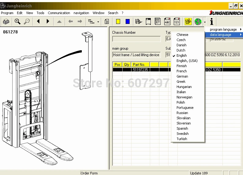 2015 JETI ForkLift ET (вилочные подъемники Jungheinrich) v4.31 каталог запасных частей для
