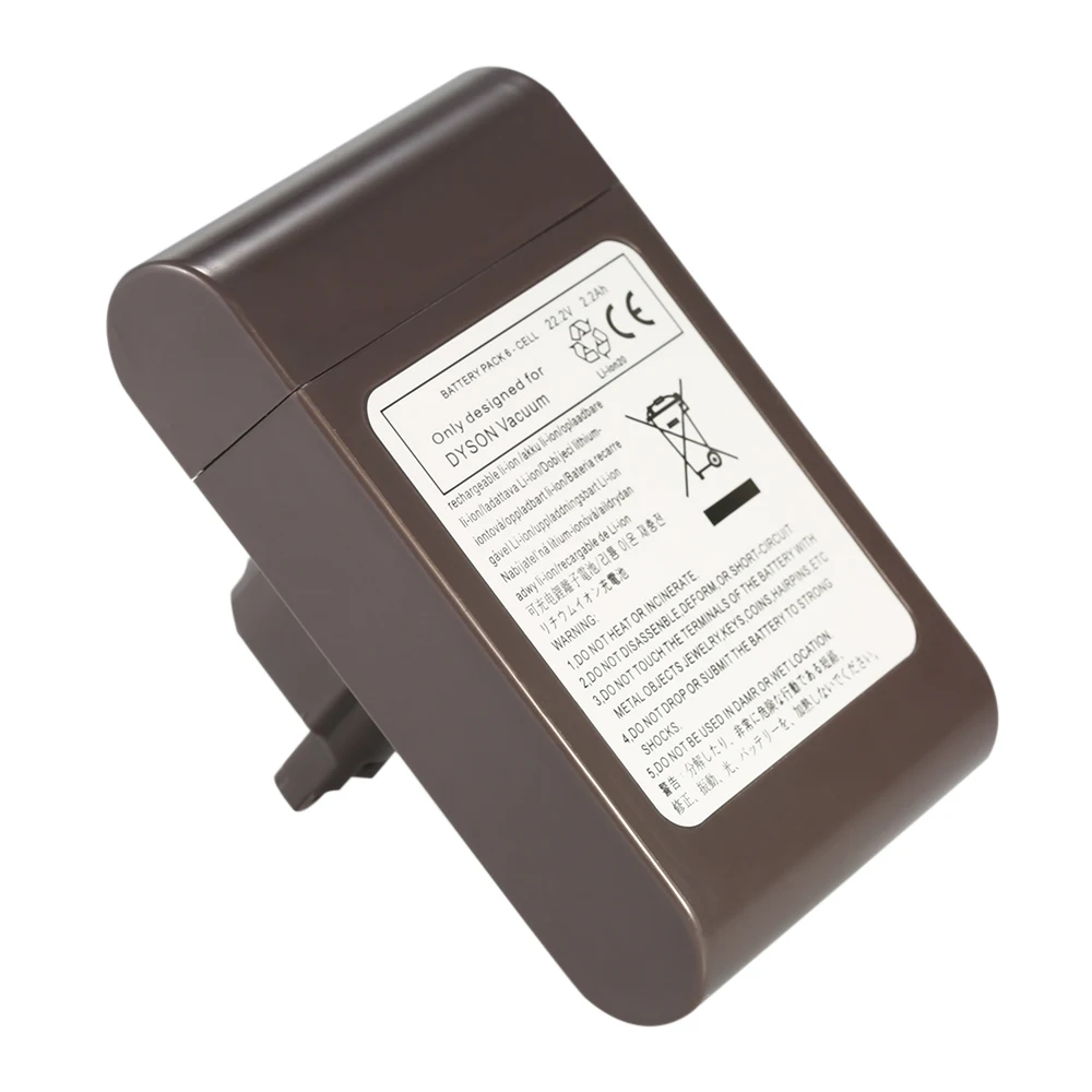 

22.2V 2200mAh High Capacity Lithium Rechargeable Battery Pack Power Tools Battery for Dyson DC31 / DC34 / DC35 / DC44 Type B