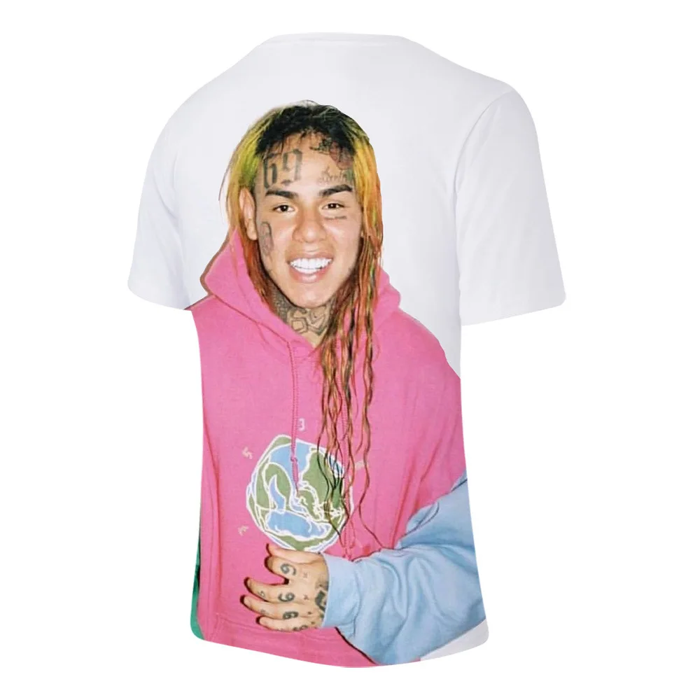 Hip Hop Rapper 69 6ix9ine Tekashi69 3D Printed T-Shirt Women Men Summer ...