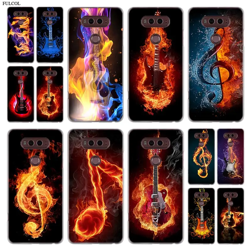 

ibanez guitar on fire Phone Case For LG G6 Cover For LG G6 G600 Q6 K8 K10 2017 K8 K9 K10 2018 V20 V30 G5 G7 G4 G3