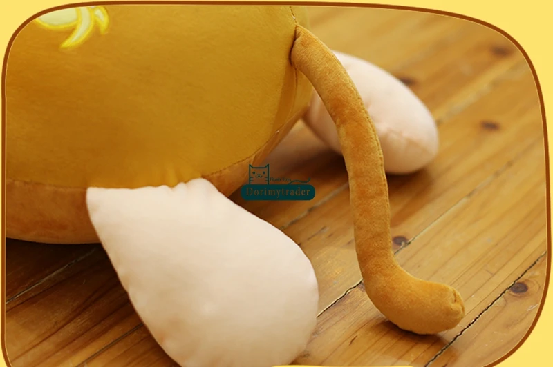 Dorimytrader Big Soft Kawaii Monkey  Plush Pillow Doll Stuffed Soft Giant Cartoon Animals Monkeys Toys 100cm 39inch DY61763 (15)