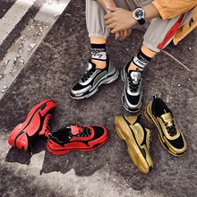 Модная мужская Осенняя прогулочная обувь тройные кроссовки дышащие спортивные Зимние Высококачественная для бега мужские кроссы