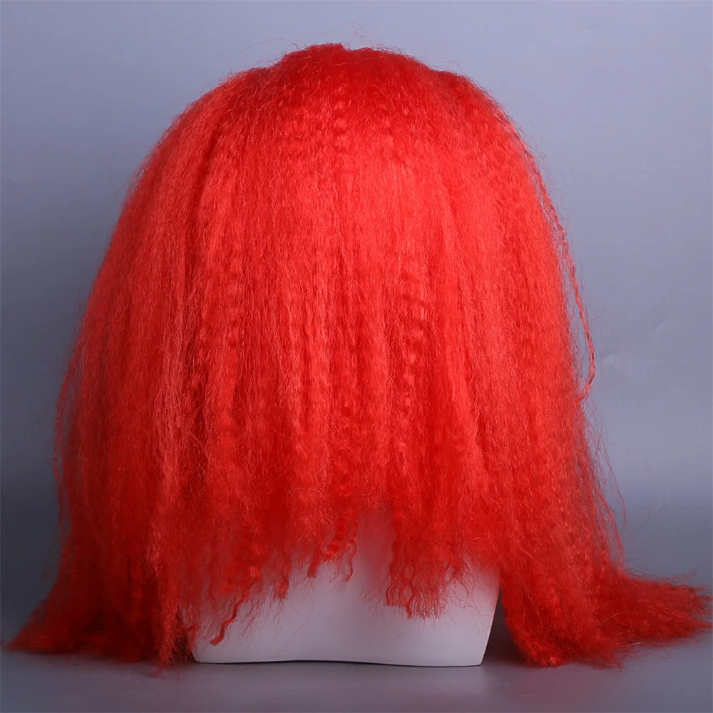 Red Stephen King's It Mask Cosplay Horrible Clown Pennywise Halloween Mask Latex Halloween Party (7)