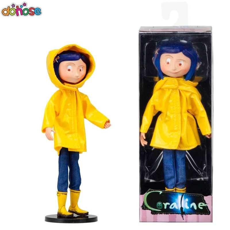 17 см Coraline & the секретная дверь y la puerta секретный плащ фигурка игрушки кукла