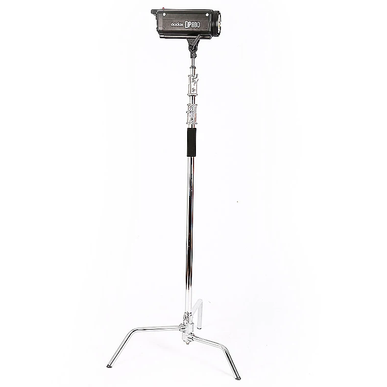40 inch c stand Stainless steel magic leg movie light lampstand holder flag plate soft beam bracket photography C bracket