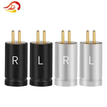 

QYFANG 0.78mm Earphone Pins Headphone Adapter Transparent Audio Jack For UM3X W4R UE18 JH16Pro Wire Connector Frosted Shell Plug