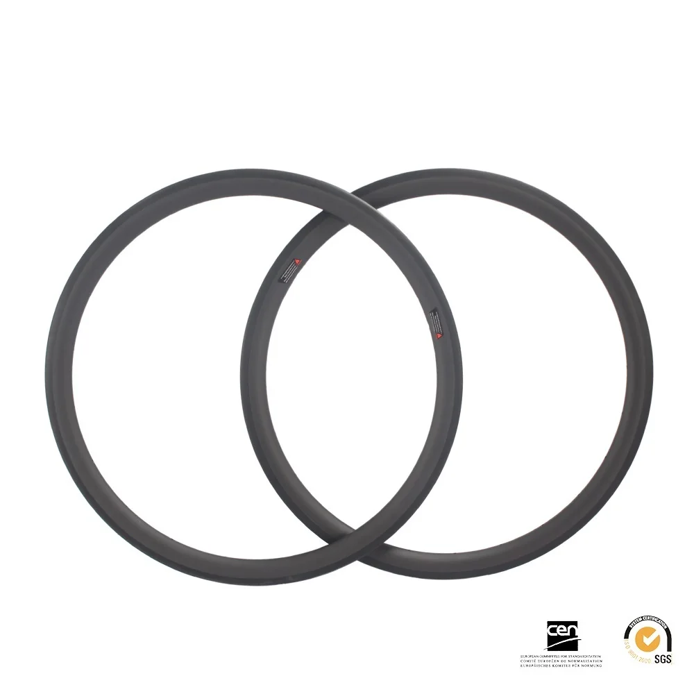 

Sobato clincher carbon rim 40mm height 27.25mm width basalt braking surface 1 pairs