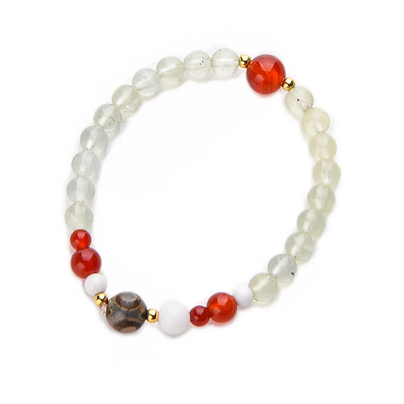 New Arrival Smooth White Beaded Elasticity Women Bracelets Bangles Match High Quality Jewelry Accessorie Fine Bracelet S115 | Украшения и