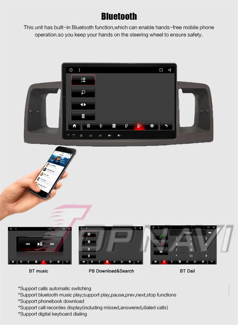 matrix for TV For Toyota Corolla EX 2009
