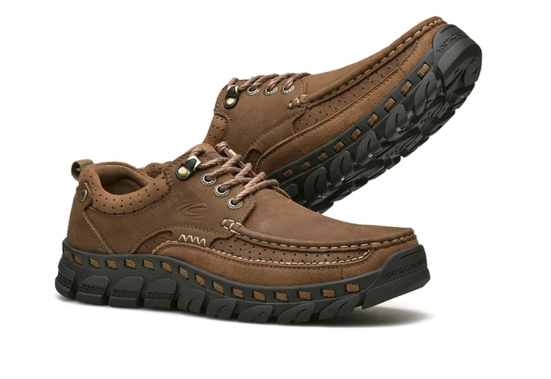 Camel/мужские треккинговые ботинки из нубука; альпинистские ботинки; водонепроницаемые уличные треккинговые ботинки из натуральной кожи; горные ботинки; LXA6657