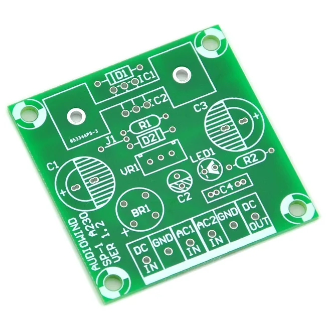 Напряжение печатная плата регулятора для LM317 или 78xx серии IC