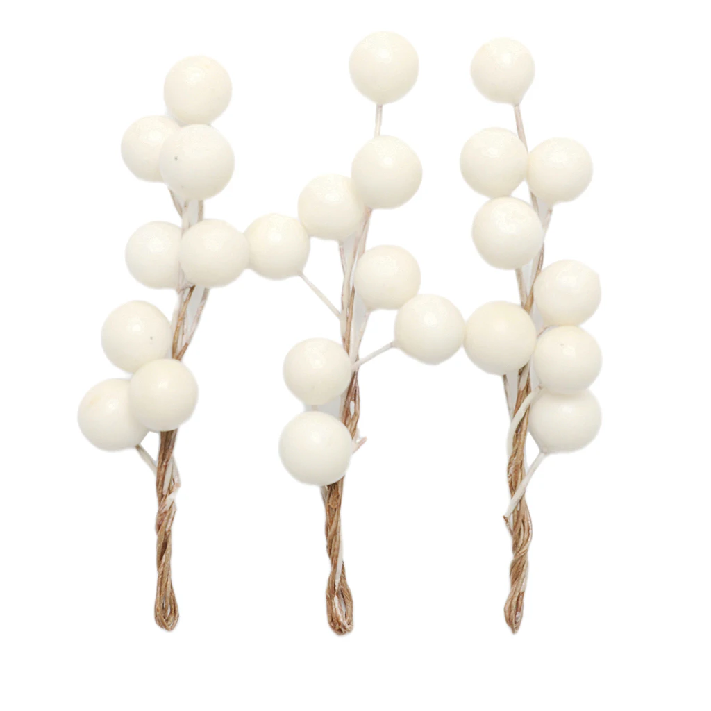 3pcs Fashion Berry Holly Hairpins Bridal Bridesmaid Hair Sticks Wedding Party Hair Decorations Photo Prop