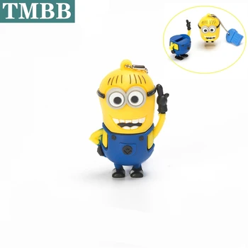 

BiNFUL 10PCS Cartoon Minions Model USB 2.0 Pen drive USB flash drive Pendrive 4g 8g 16g 32g 64G flash memory stick u disk