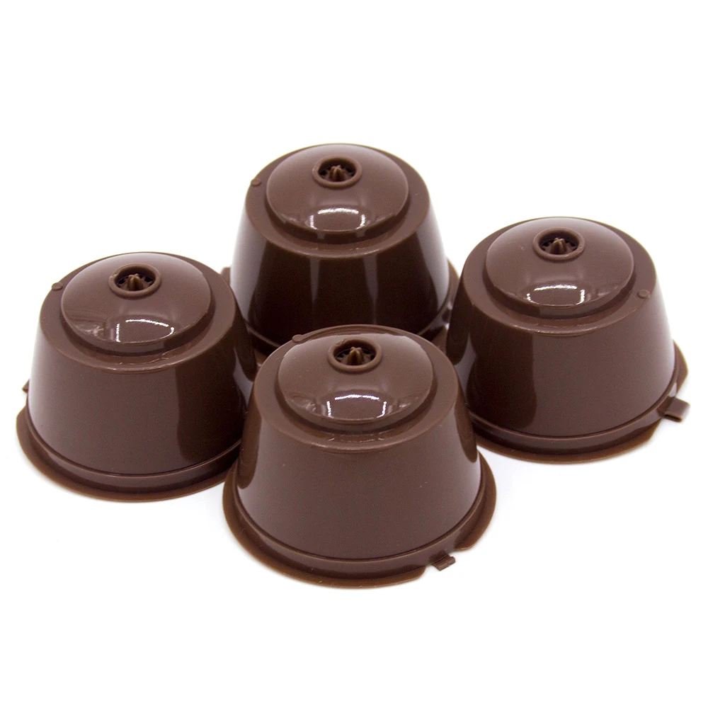 4 предмета кофейные капсулы пластиковые для многоразового использования для кофемашин с ложкой легкие для дома путешествия Спортивная бутылка для кемпинга