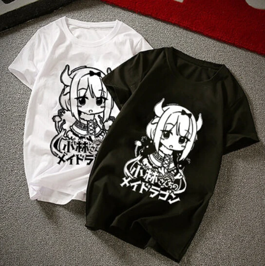 Футболка для косплея Kobayashi san Chi no Maid Dragon футболка Miss Kobayashi's Thor Kanna мужские