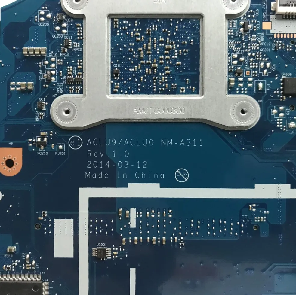 ACLU9/ACLU0 NM-A311 материнская плата для ноутбука lenovo G50-30(для процессора INTEL) Материнская плата протестирована на