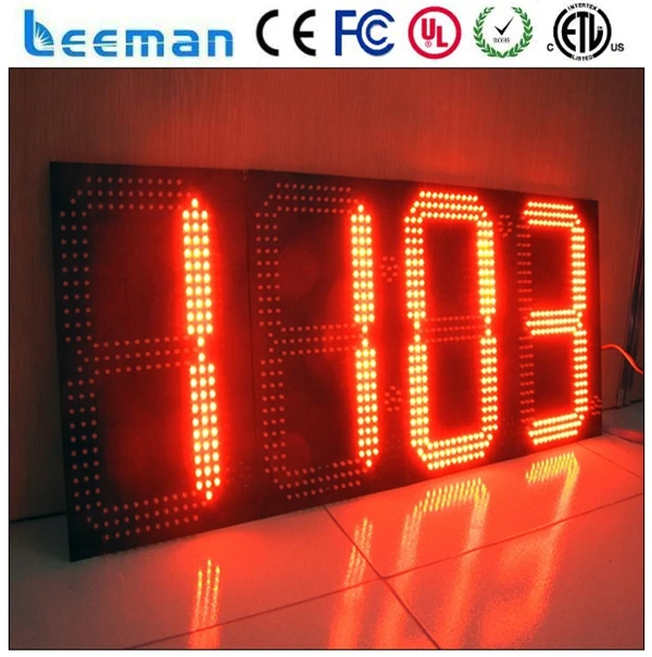 Leeman Hot 7 Segment Digital Led Clock Display 24 Outdoor Leeman Hot 7 Segment Digital Led Clock Display 24 Outdoor Alarm