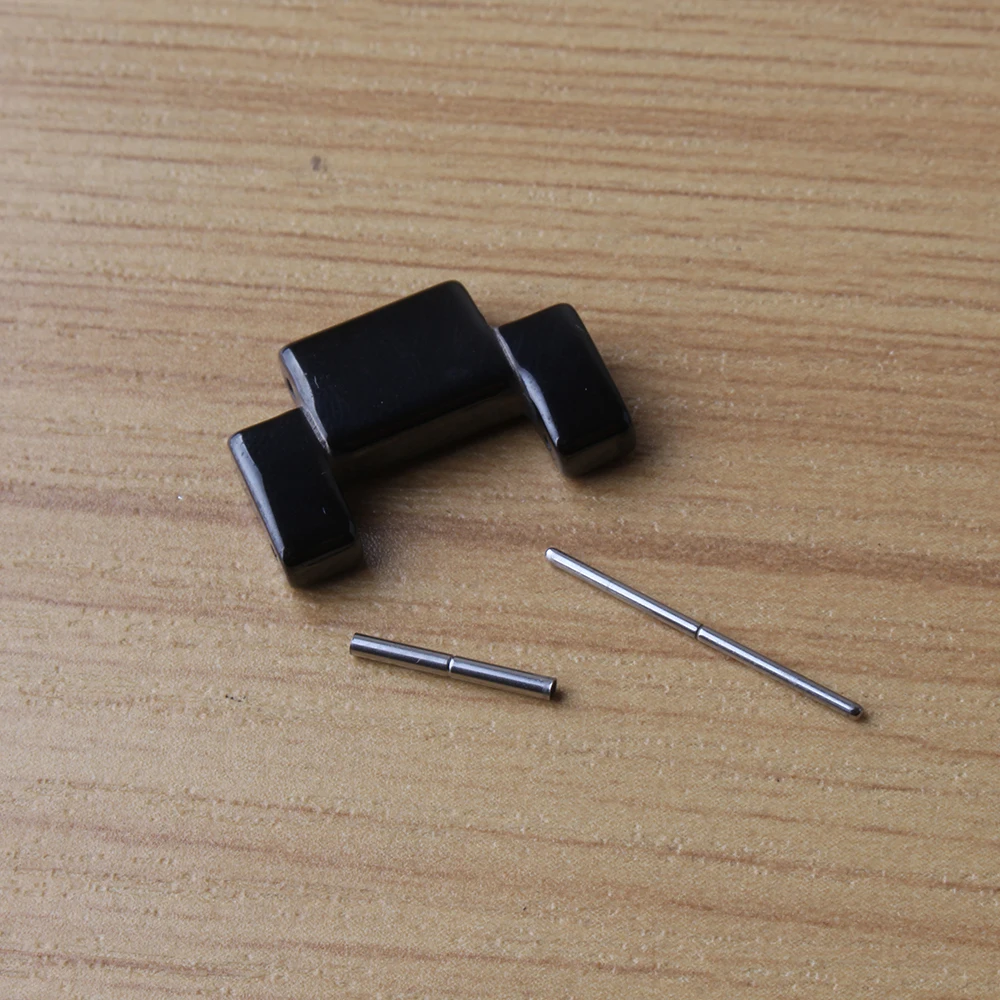 

Seperate Links Ceramic Granules Grain for extend length Watchbands Watch Accessories in the store with tools 22mm black special