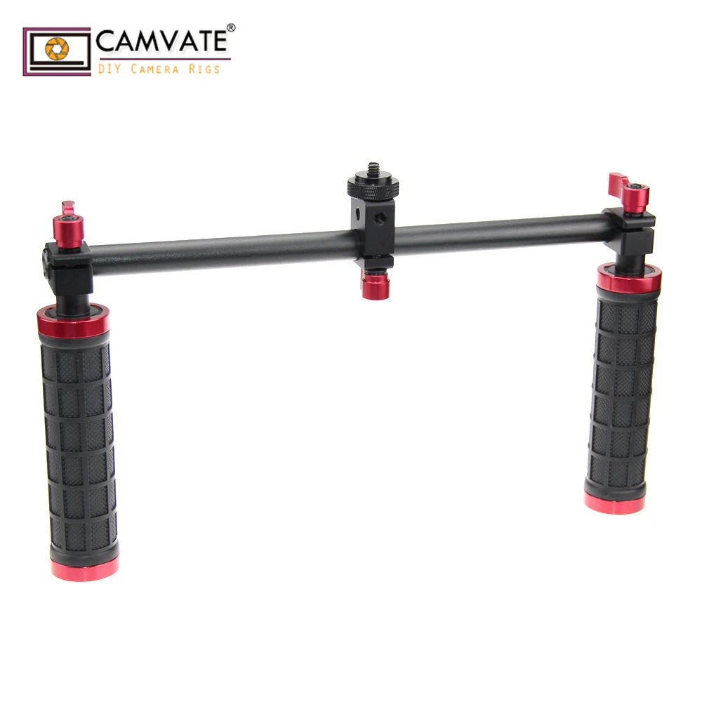 

CAMVATE 15mm Rod Handle & Micro Monitor Double Grip Kit C1287 camera photography accessories