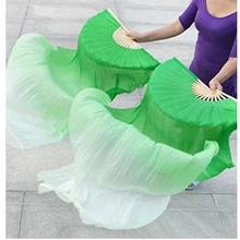 Аксессуаров для танца живота цвета шелк танец живота девушки танец поклонник женщины производительности танец живота реквизит вентилятор пара