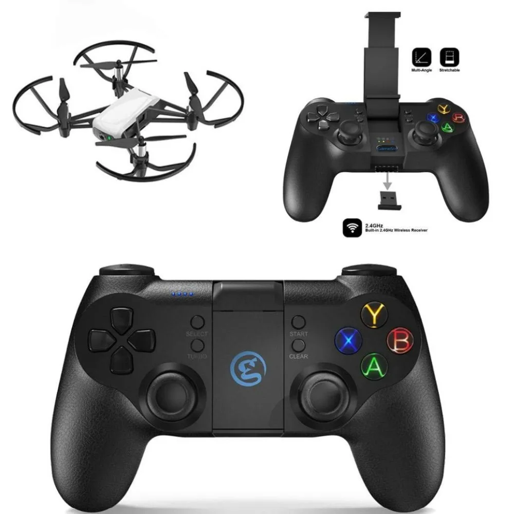 

GameSir T1 Wireless Bluetooth Remote Controller Gamepad Drone Accessoriess For DJI Tello Drone IOS 7.0 + Android 4.0+