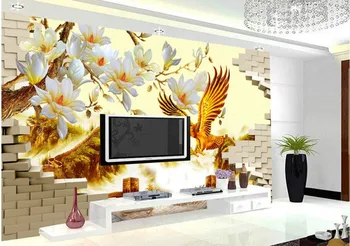 

Home Decoration 3d wallpaper Color Eagle Mountain three-dimensional modern living room wallpapers