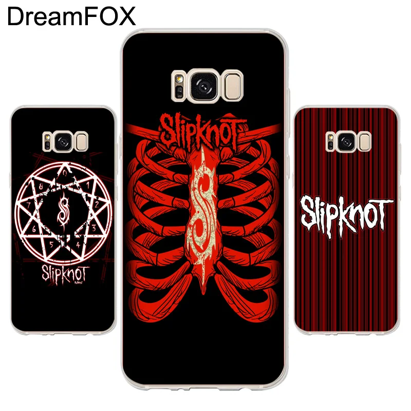 DREAMFOX K199 Slipknot Rock Мягкий ТПУ силиконовый чехол для samsung Galaxy Note S 6 7 8 9 Edge Plus Grand Prime |