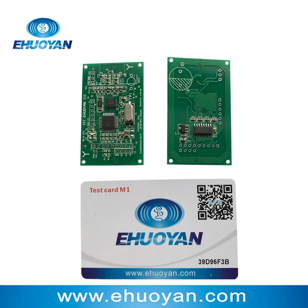 EHUOYAN/13,56 MHz 14443 A Rfid NFC считыватель/Писатель модуль RS232 3,0-5,0 V YHY522R SDK+ 2 метки