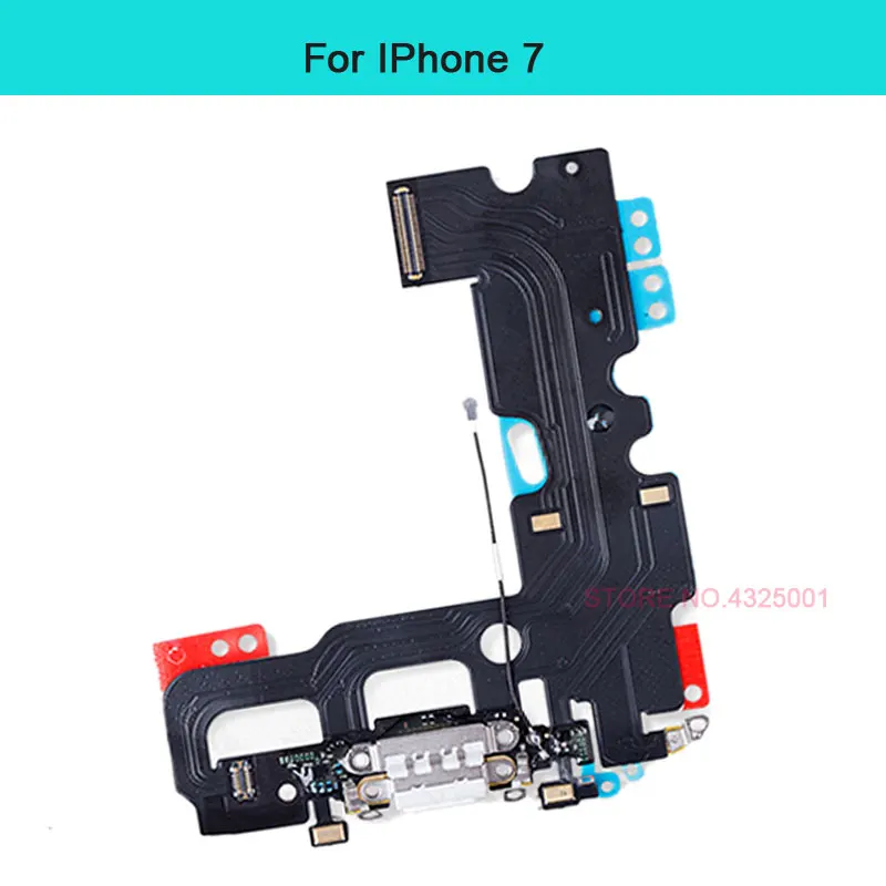 

5pcs Charging Flex Cable for iPhone 7 Plus 4.7'' 7G 7P USB Dock Connector Charger Port Replacement Parts